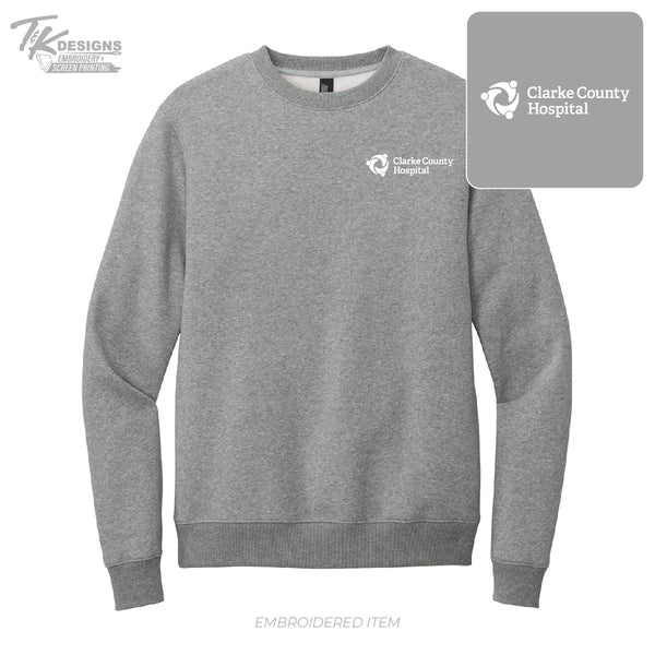 Clarke Co Hospital - District® Perfect Weight® Fleece Crew