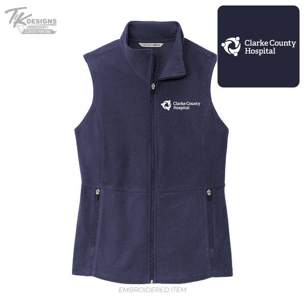 Clarke Co Hospital - Port Authority® Women's Accord Microfleece Vest