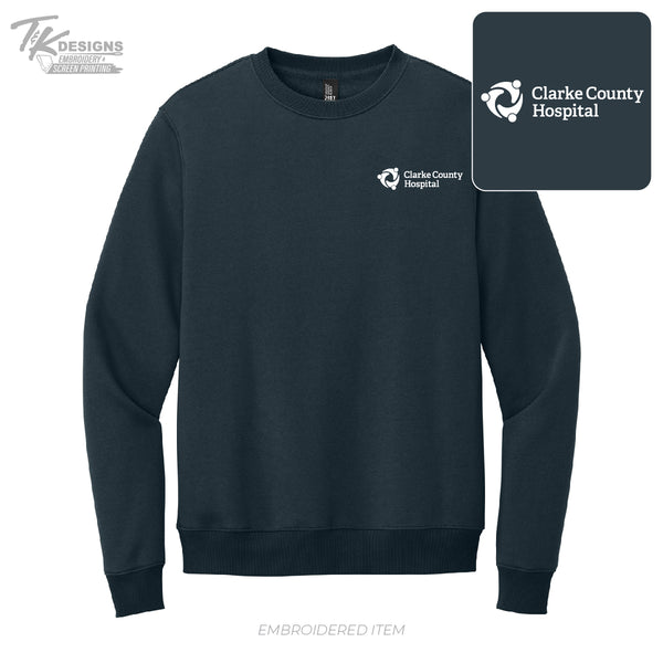 Clarke Co Hospital - District® Perfect Weight® Fleece Crew
