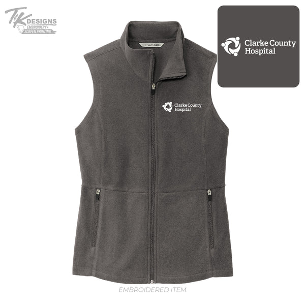 Clarke Co Hospital - Port Authority® Women's Accord Microfleece Vest