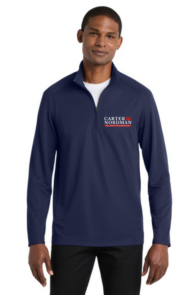 Carter Nordman for Iowa - K806 Port Authority® Pinpoint Mesh 1/2-Zip