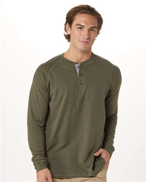 GCH-Boxercraft Henley Long Sleeve Tshirt BM3101