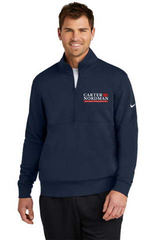 Carter Nordman for Iowa - NKDX6718 Nike Club Fleece Sleeve Swoosh 1/2-Zip