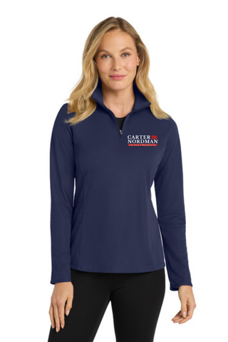 Carter Nordman for Iowa - L806 Port Authority® Pinpoint Mesh 1/2-Zip