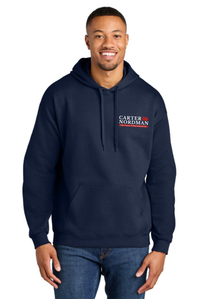 Carter Nordman for Iowa - SF500 Gildan® Softstyle® Midweight Pullover Hooded Sweatshirt
