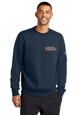 Carter Nordman for Iowa - NKFD9863 Nike Club Fleece Sleeve Swoosh Crew