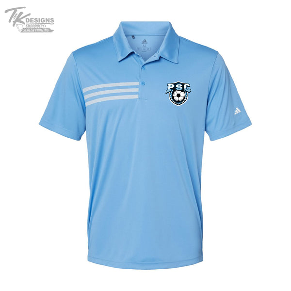 PSC A324 Adidas - 3-Stripes Chest Polo