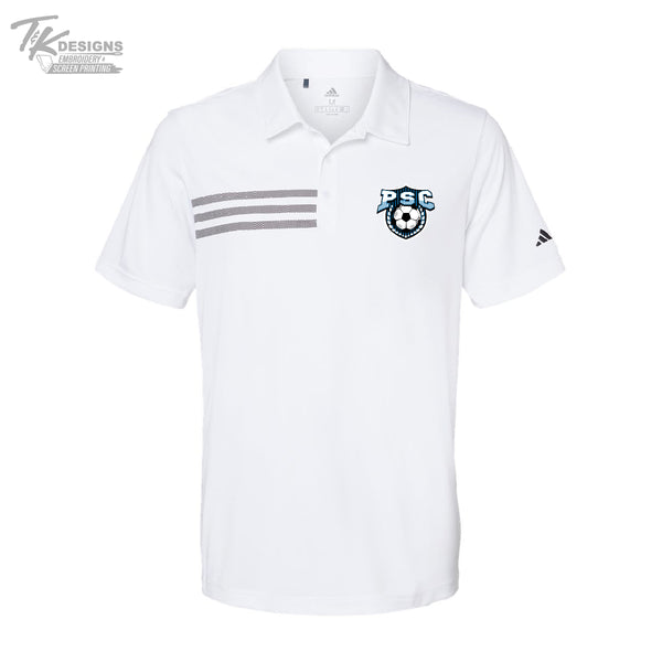 PSC A324 Adidas - 3-Stripes Chest Polo