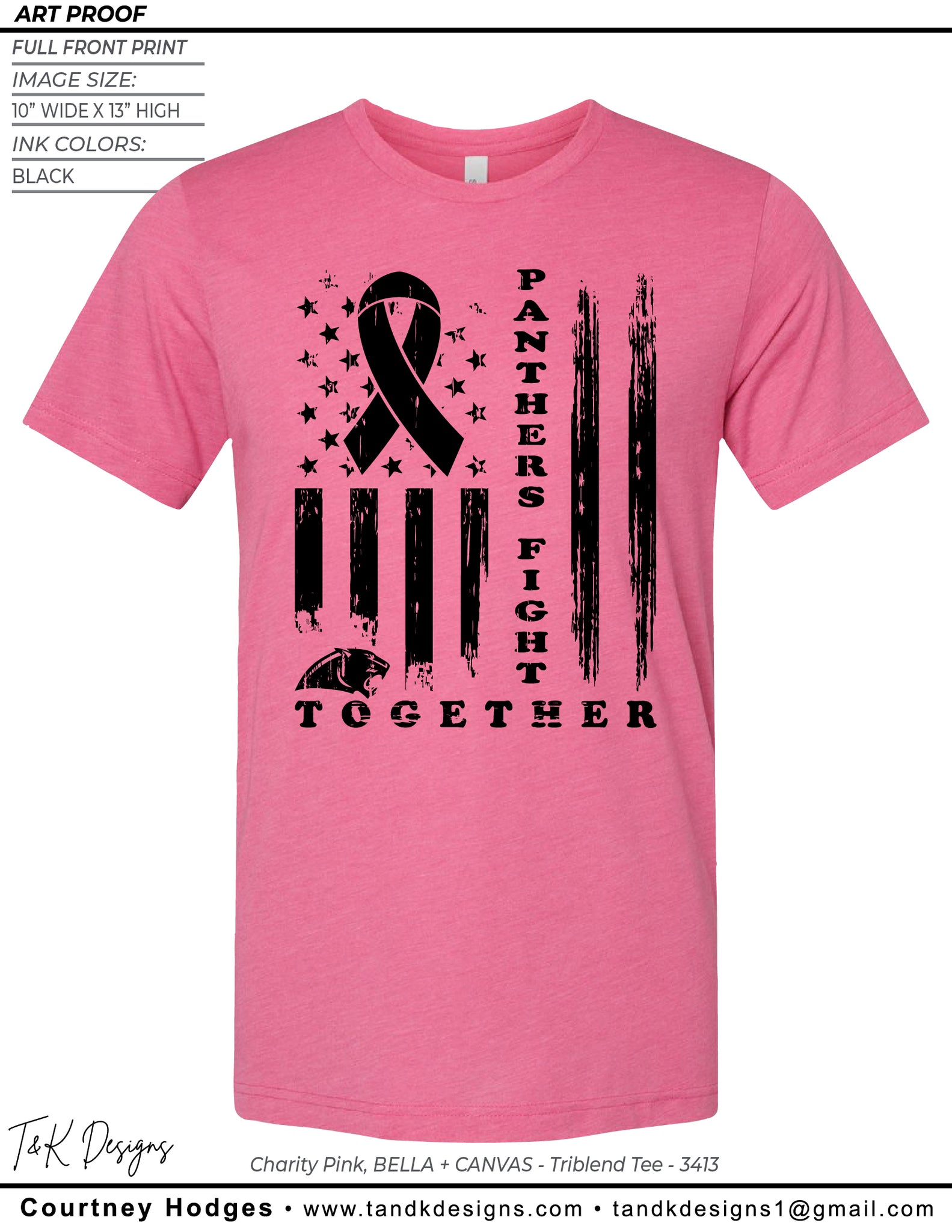 Panorama 2023 Pink Out Shirts-YOUTH