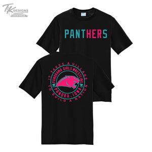 Panorama Girls Wrestling PANTHERS Port & Company Performance Unisex Tshirt