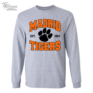 Madrid Tigers 2024- Unisex Gildan Long Sleeve Tshirt