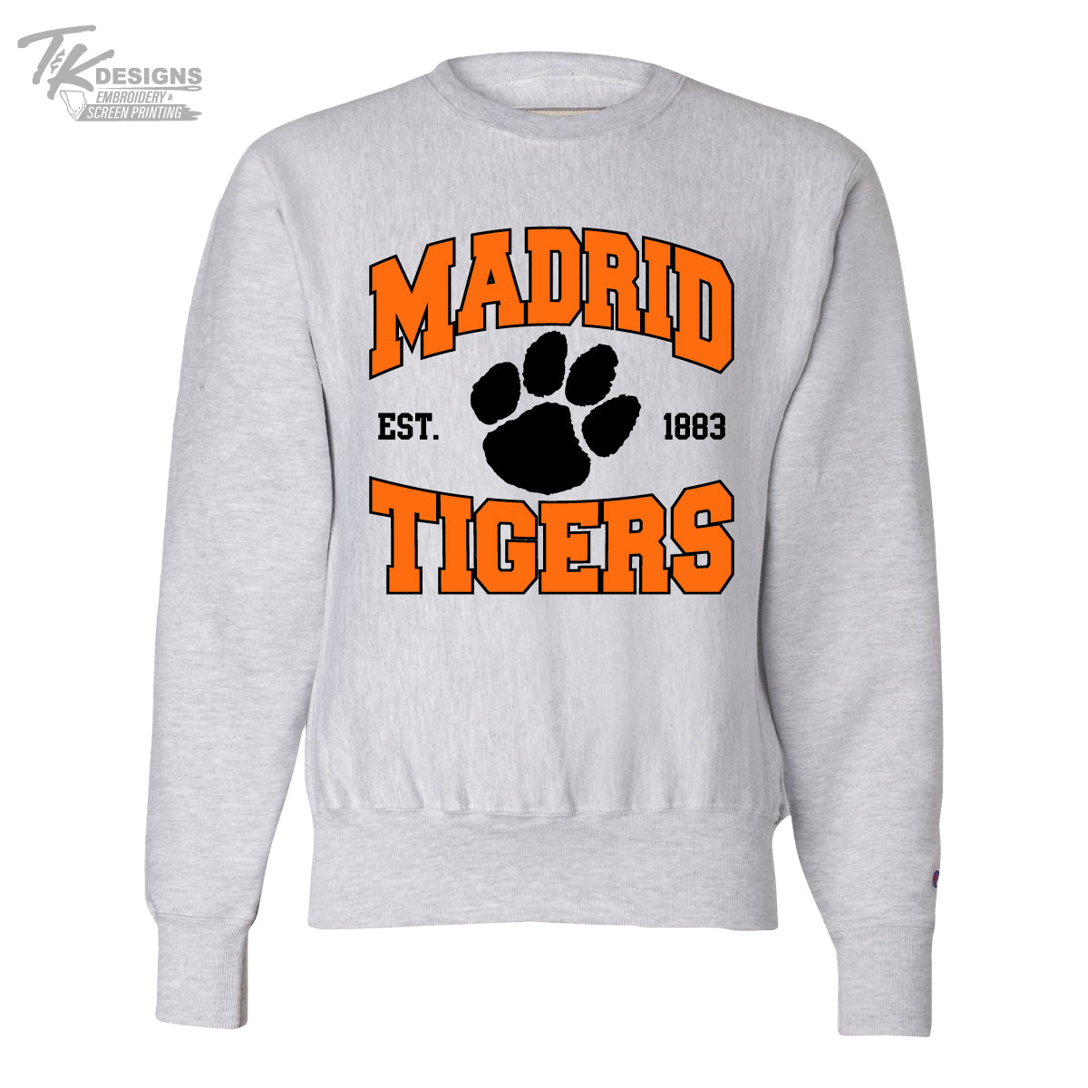 Madrid Tigers 2024 Champion Reverse Weave Unisex Sweatshirt