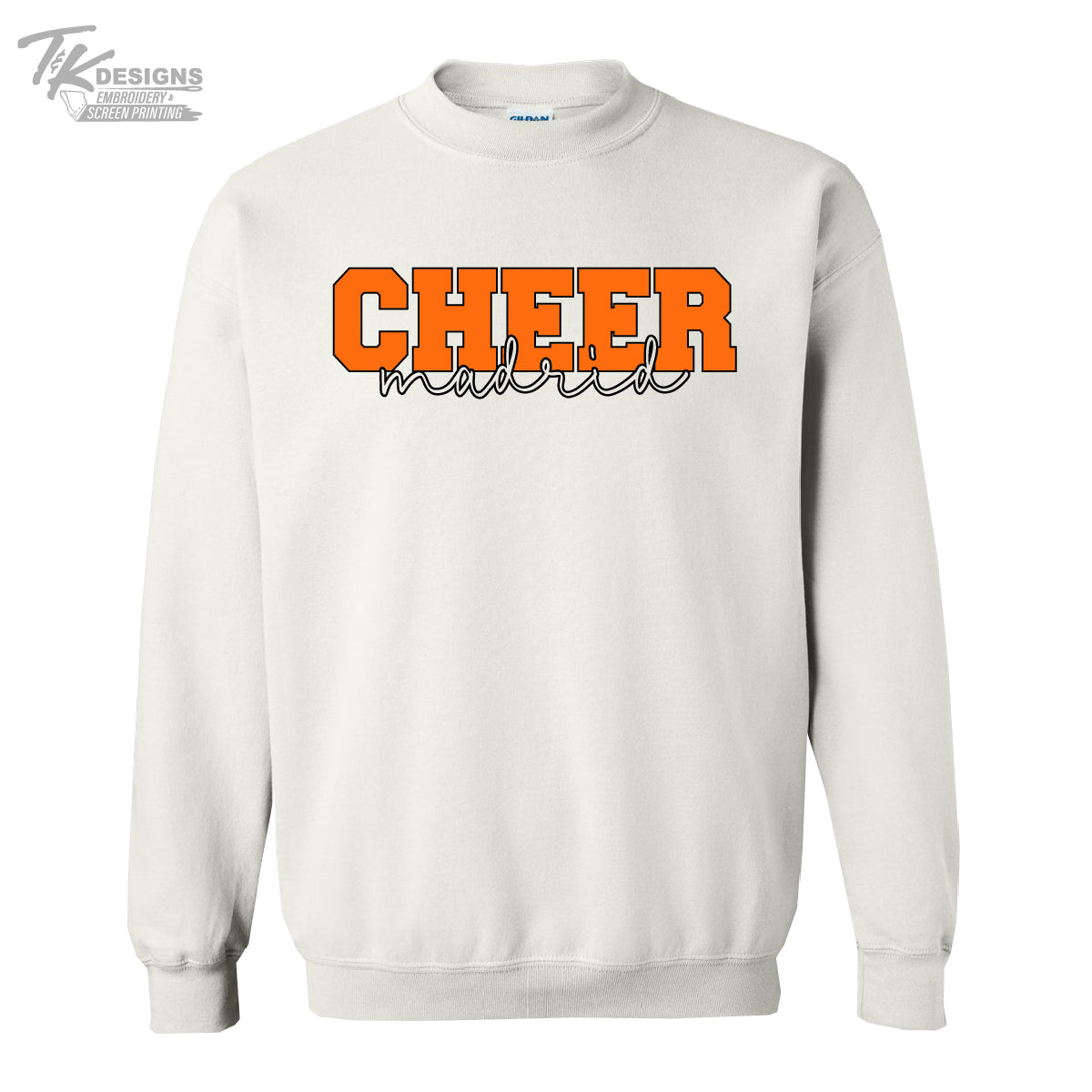 Madrid Tigers 2024 WHITE -Gildan Crew Sweatshirt-Unisex