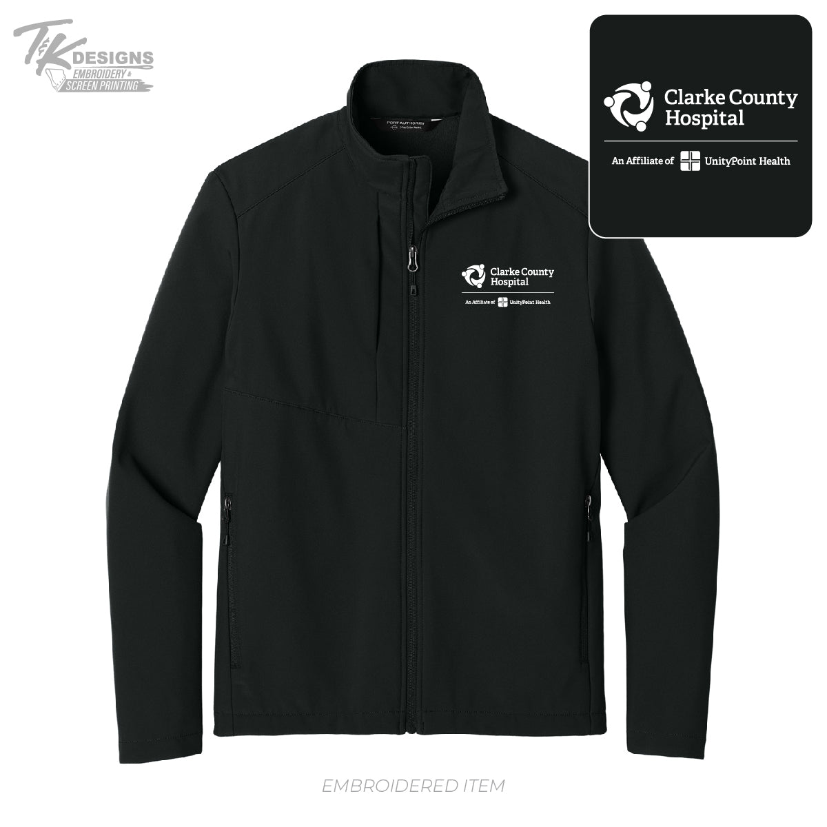 Clarke Co Hospital--Port Authority® C-FREE® Core Soft Shell-Ladies Fit