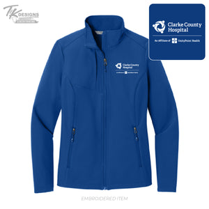 Clarke Co Hospital--Port Authority® C-FREE® Core Soft Shell-Ladies Fit