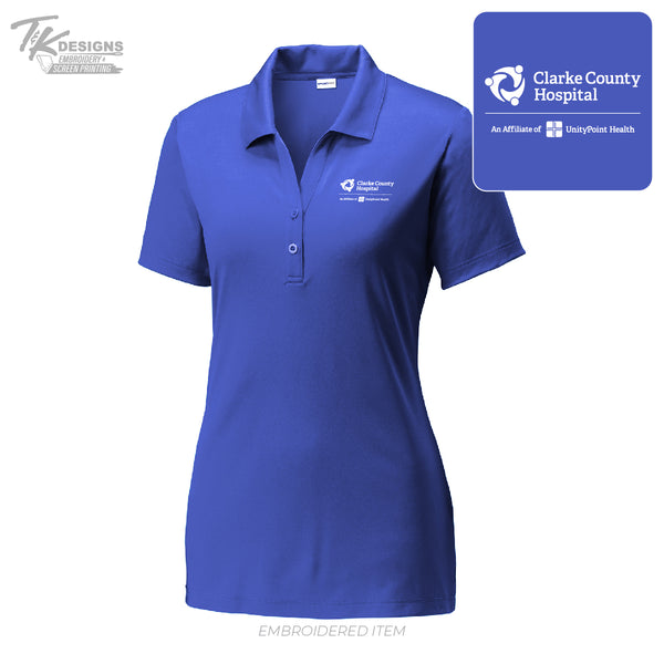 Clarke Co Hospital--Sport-Tek ® PosiCharge ® Competitor ™ Polo-Ladies Fit