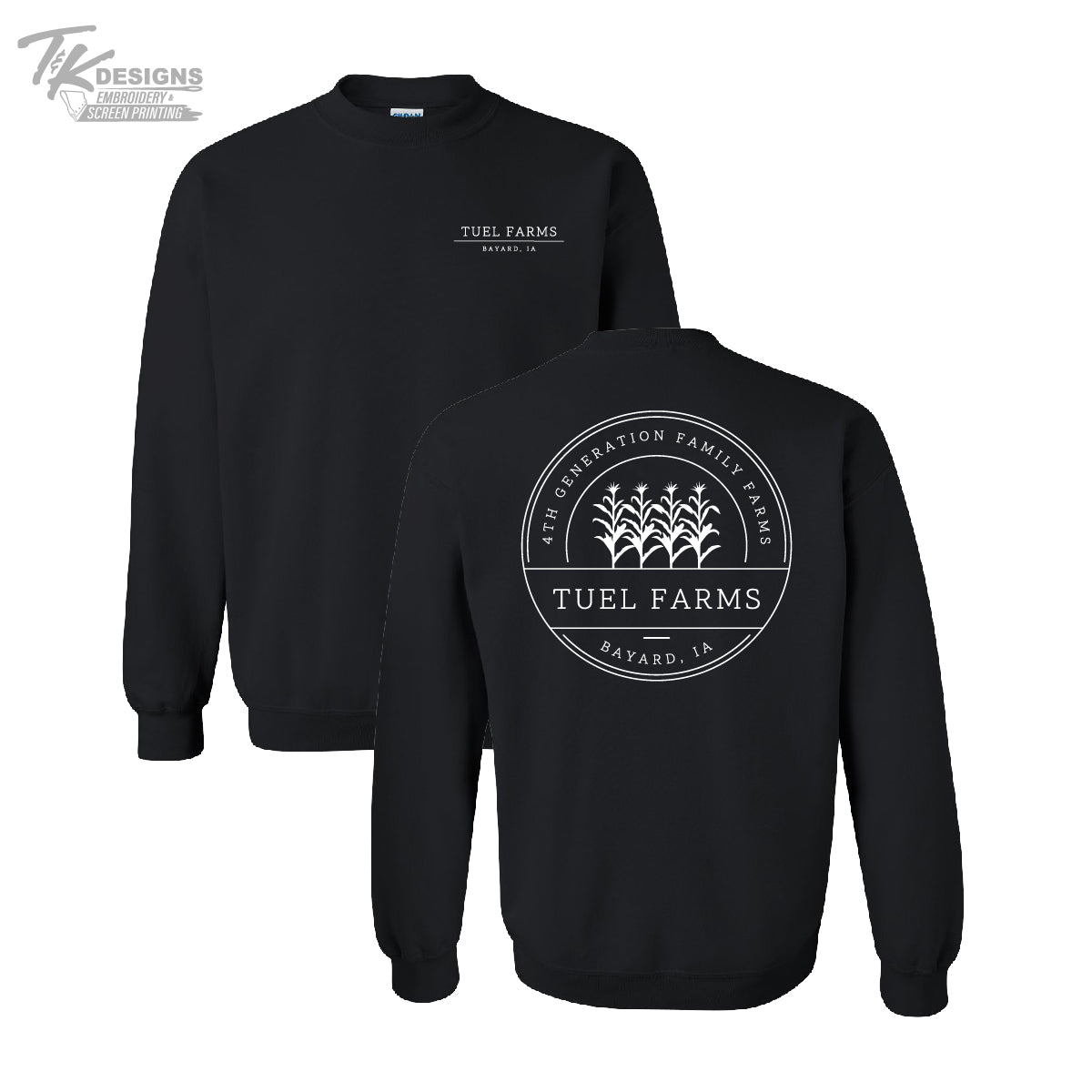 Tuel Farms YOUTH Gildan Crew Sweatshirt