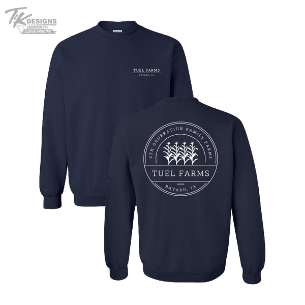 Tuel Farms YOUTH Gildan Crew Sweatshirt