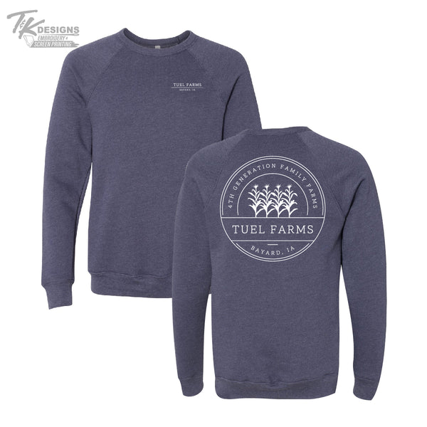 Tuel Farms YOUTH Bella Canvas Crew Sweatshirt