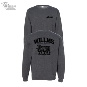 Willms Brothers Cattle Co--Unisex Gildan Crew Sweatshirt