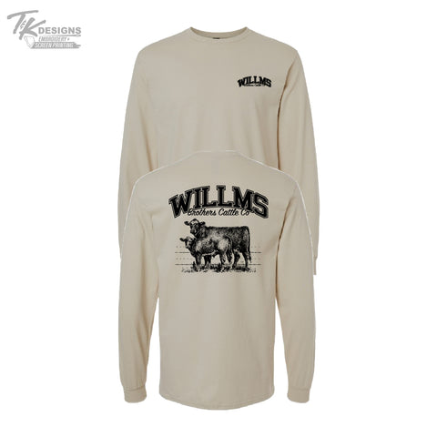 Willms Brothers Cattle Co--Unisex Gildan Long Sleeve Tshirt