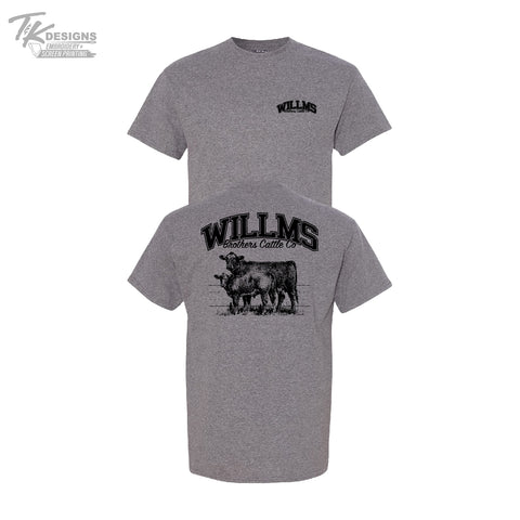 Willms Brothers Cattle Co--Unisex Gildan Tshirt