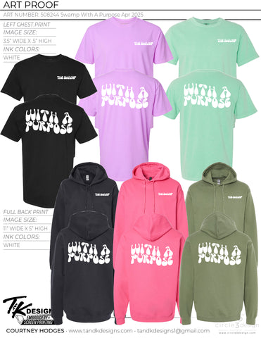 The Swamp-With a Purpose-Unisex Hooded Sweatshirt