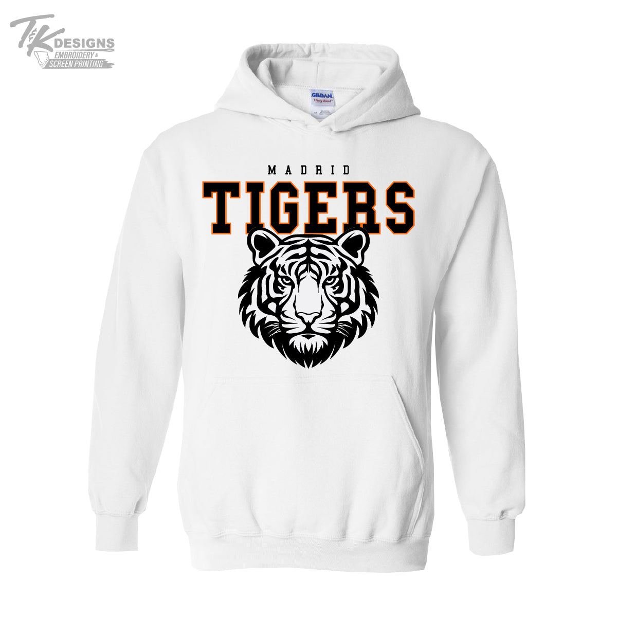 Madrid Tigers 2025 Gildan Hooded Sweatshirt Unisex