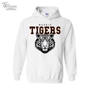 Madrid Tigers 2025 Gildan Hooded Sweatshirt Unisex
