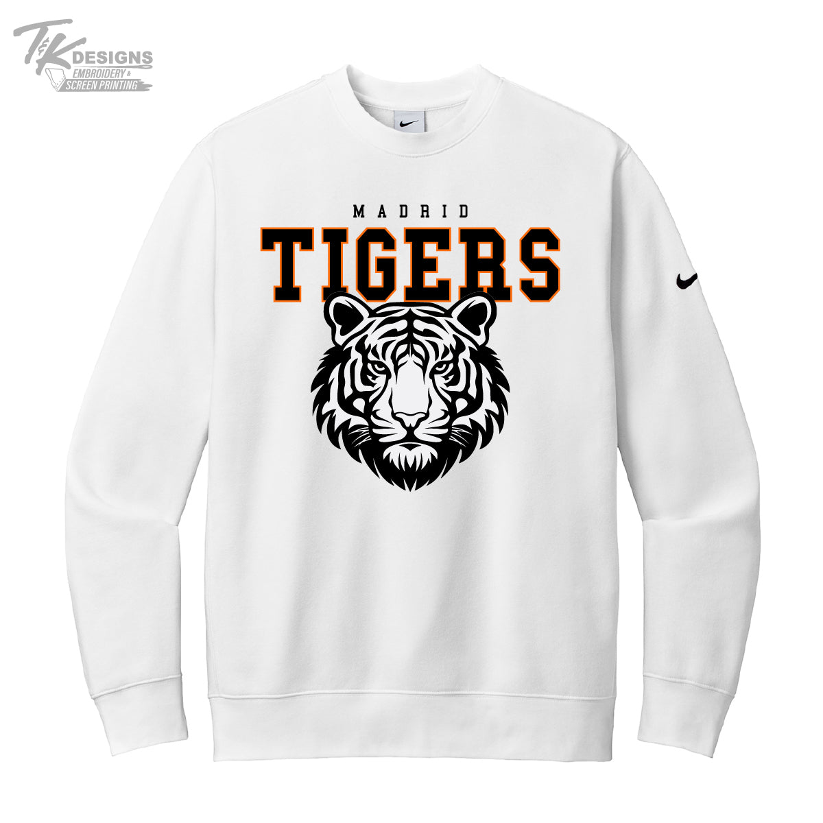 Madrid Tigers 2025- Nike Club Fleece Crew Sweatshirt Unisex
