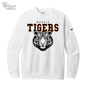 Madrid Tigers 2025- Nike Club Fleece Crew Sweatshirt Unisex