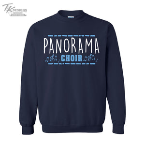 Panorama Choir/Music Choir Design Unisex Crew Sweatshirt
