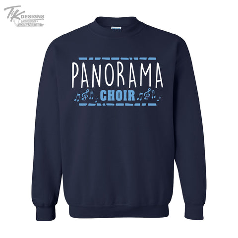 Panorama Choir/Music Choir Design Unisex Crew Sweatshirt
