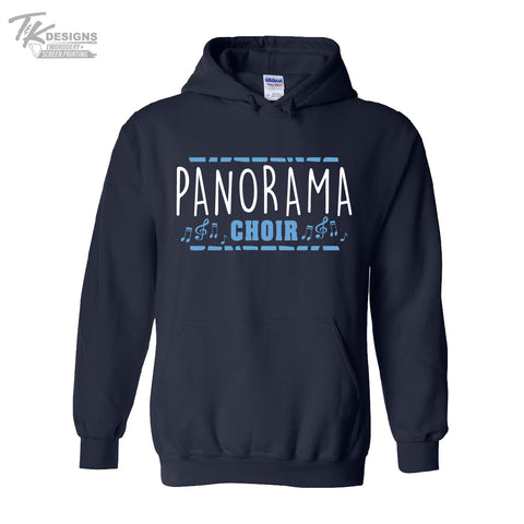 Panorama Choir/Music Choir Design Unisex Hooded Sweatshirt
