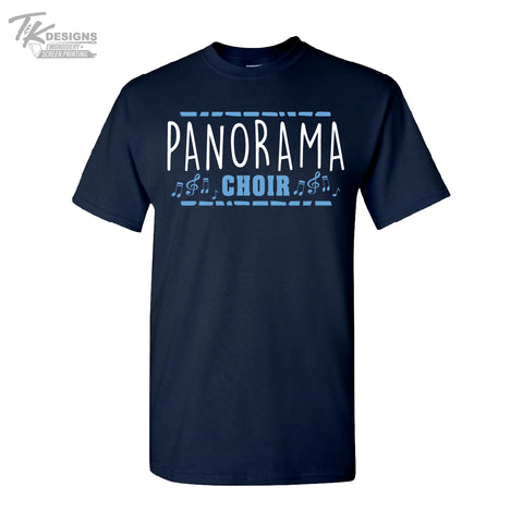 Panorama Choir/Music Choir Design Unisex Tshirt