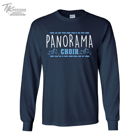 Panorama Choir/Music Choir Design Unisex Long Sleeve TShirt