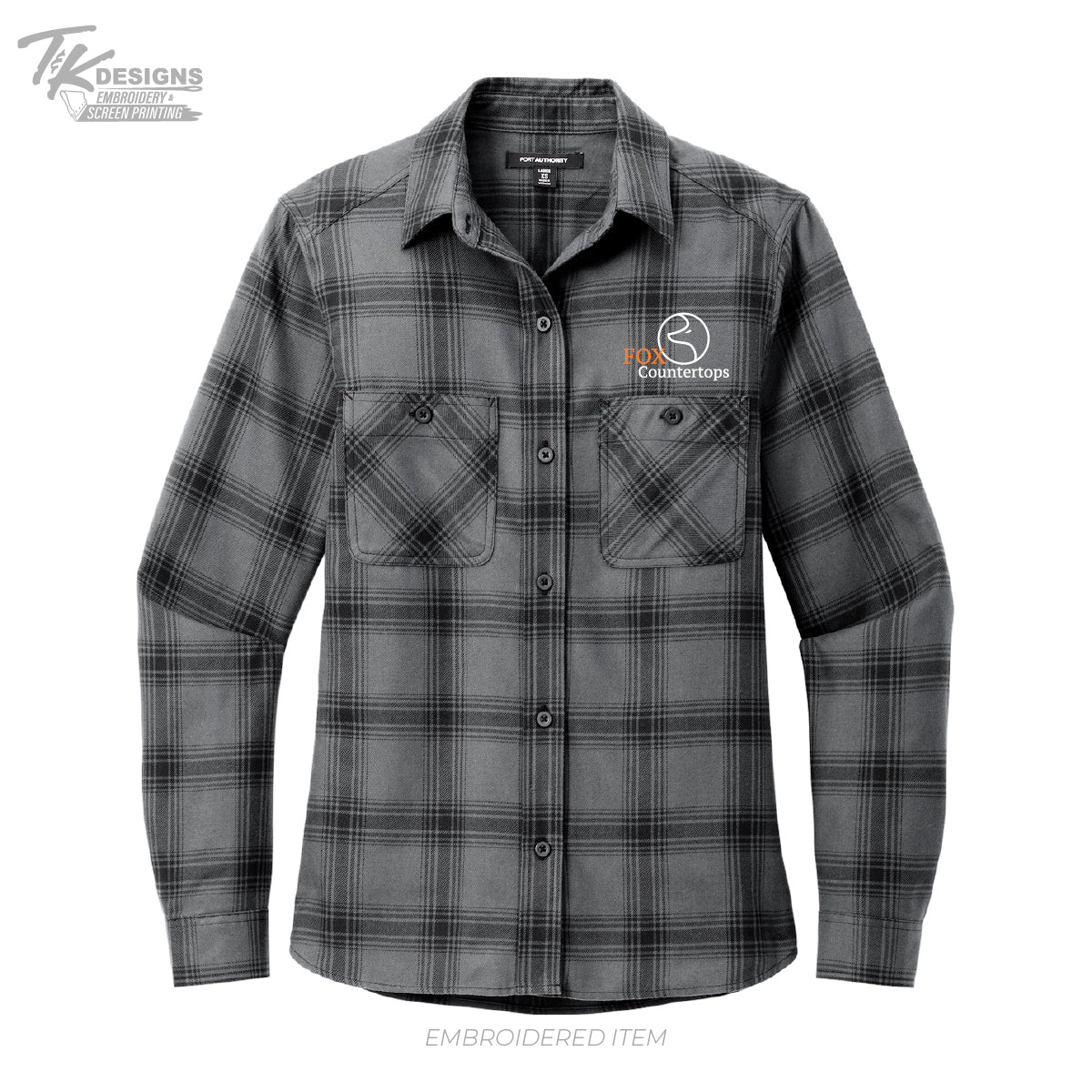 Fox Countertops LW669 Port Authority® Women's Plaid Flannel Shirt