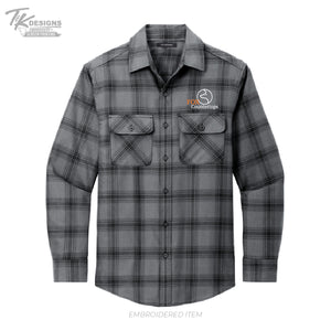 Fox Countertops W668 Port Authority® Plaid Flannel Shirt