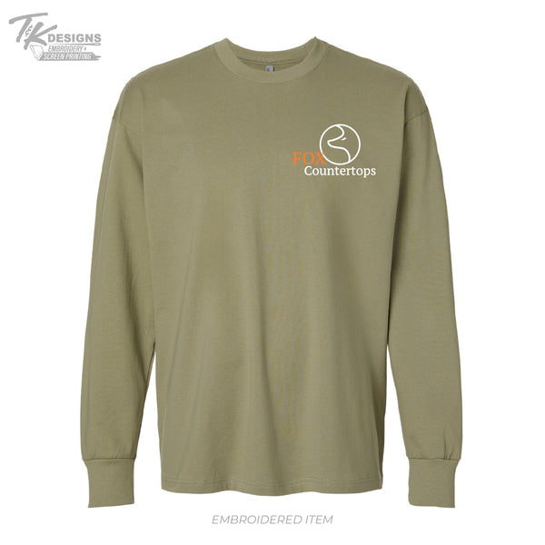 Fox Countertops NL7211 Next Level Apparel® Heavyweight Long Sleeve Tee