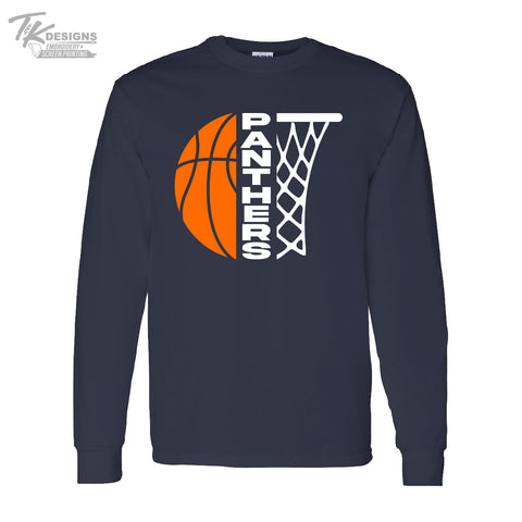 Panorama Girls Basketball 2025-Adult Long Sleeve Tshirt Unisex Gildan