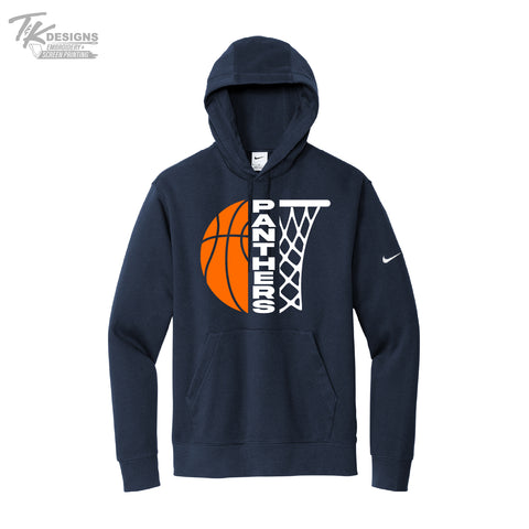 Panorama Girls Basketball 2025-Adult Nike Club Fleece Sleeve Swoosh Pullover Hoodie