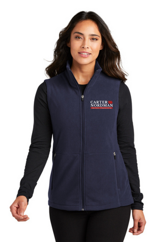 Carter Nordman for Iowa - L152 Port Authority® Women's Accord Microfleece Vest