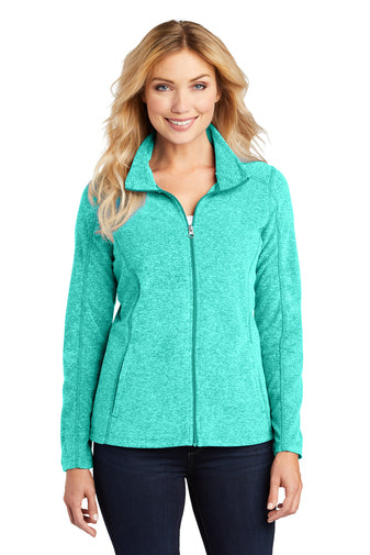 GCH-Port Authority Women's Heather Microfleece Full Zip Jacket L235