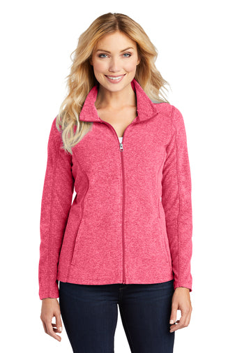 GCH-Port Authority Women's Heather Microfleece Full Zip Jacket L235